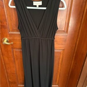 Philosophy Classic Black Sleeveless Maxi Dress